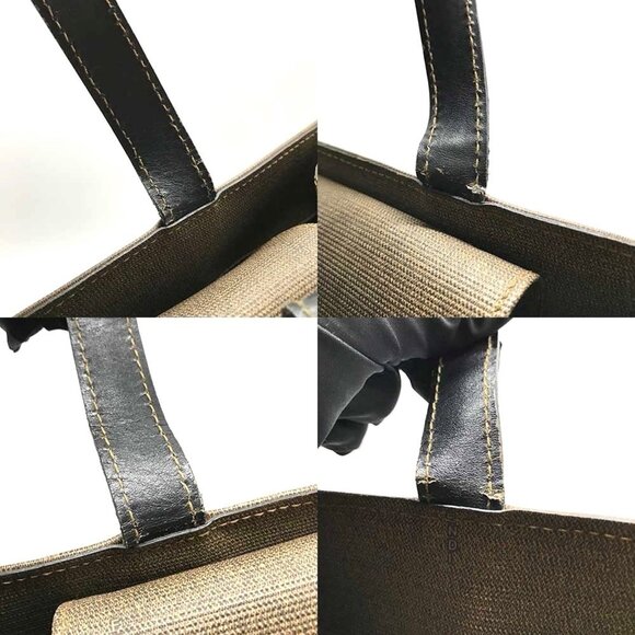 FENDI Brown Leather Tote Bag - Picture 5 of 7